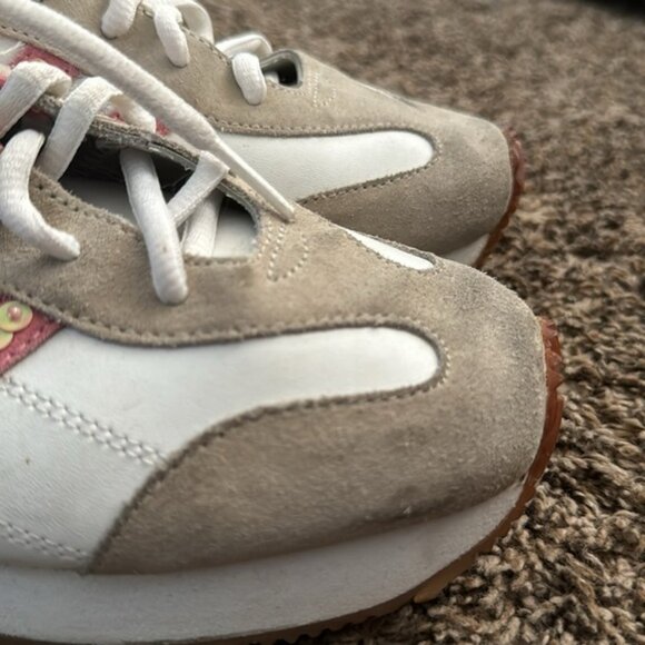 Vintage l.e.i Trainers Pink and White Shoes Size 9 1/2 - Picture 6 of 13